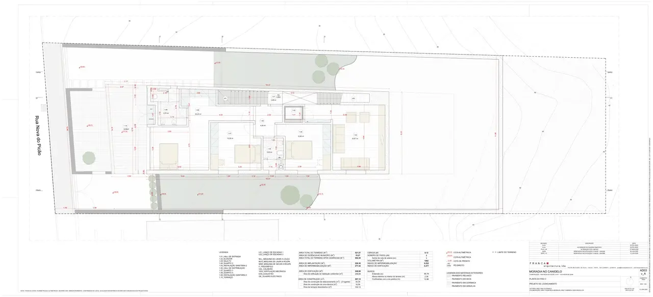 Planta piso 1 — Picão, Canidelo
